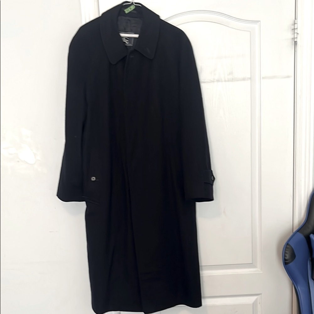 Burberry Men's Navy Trench Coat
